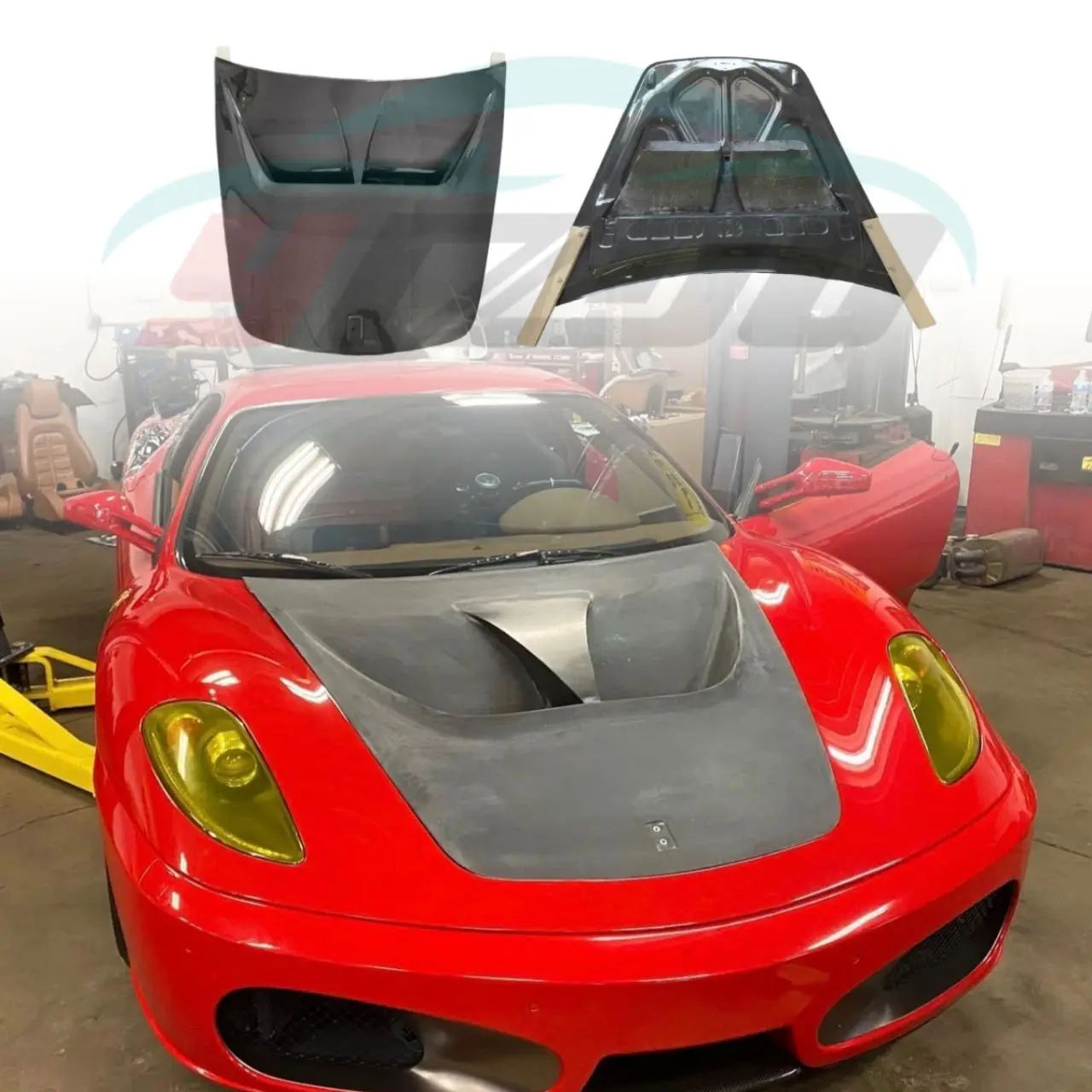 

Подходит для Ferrari F430 2005-2009 годов выпуска, модифицированный и улучшенный передний капот из карбона в стиле трек-кар с отверстиями.