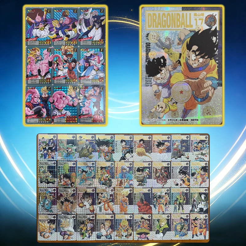 DIY Homemade Dragon Ball Anime Broli Son Goku Vegetto Piccolo Character collection flash card Board game cards