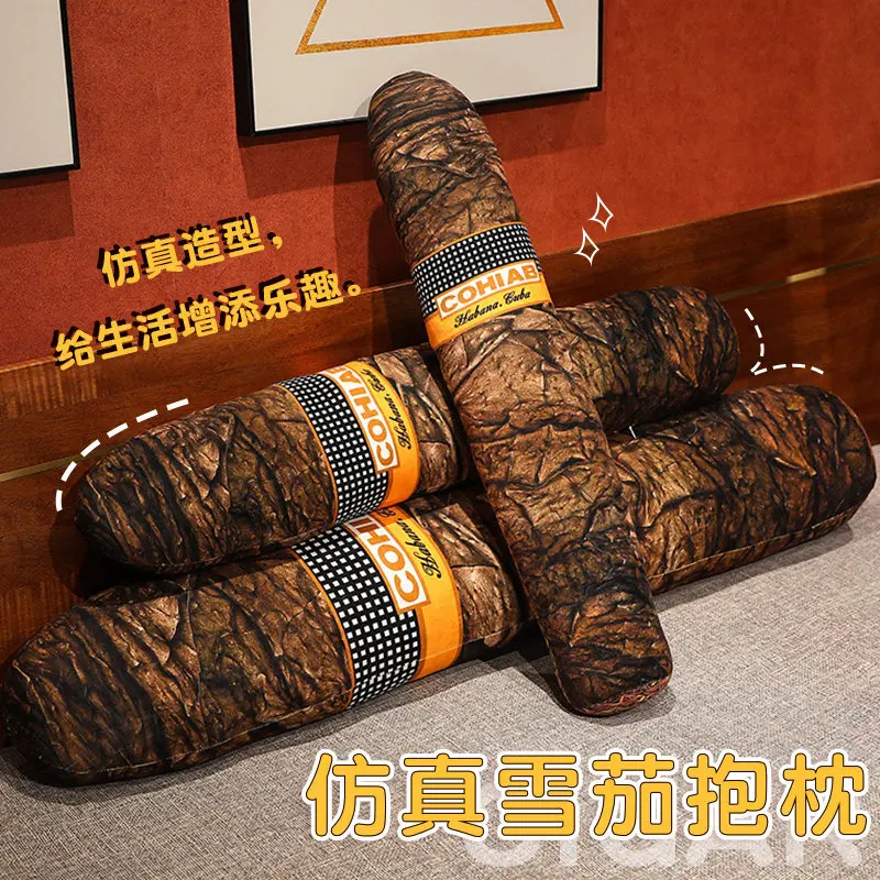 35-110cm realistico sigaro peluche cuscino farcito sigaretta peluche cuscino per dormire decorazioni per la casa regalo di compleanno fidanzato