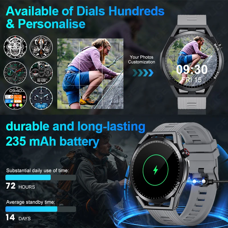 FOXBOX Erkek Akıllı Saat Kalp - Smartwatch Watches For Sale incelemesi ve fiyatı