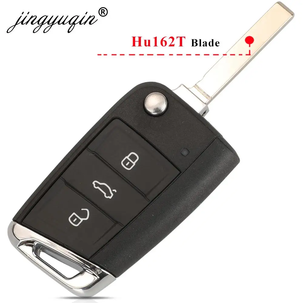 Jingyuqin 5G0959753BH /5G0959753AE 315Mhz MQB48 inteligentny pilot z kluczykiem samochodowym do volkswagena VW Golf 7 Tiguan KeylessGo MQB System