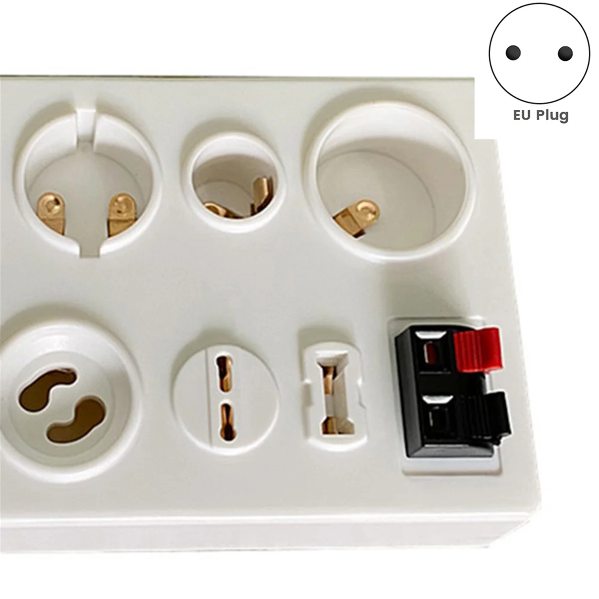 CCDD 다중 인터페이스 테스트 램프 홀더 12 포트 Led 전구 테스터 E27 B22 E14 전구 테스트 EU 플러그 용 다목적 Led Lcd 테스터