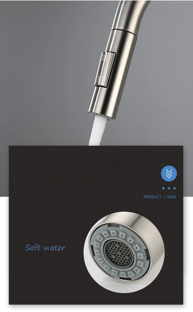 Stainless Steel AutoTouch Control Kitchen Faucets Smart Sensor Kitchen Mixer Touch Faucet for Kitchen Pull Out Sink Taps NL733