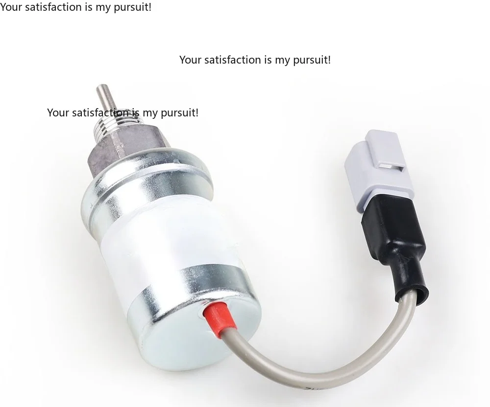 Suitable for Perkins 402D U85206452 35107U excavator accessories, flameout and oil cut solenoid valve