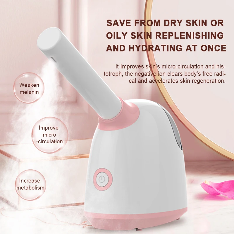 Facial Humidifier Tools Vaporizer Sprayer Skincare Self Care Rejuvenate Warm hot and cold Face Steam Hydrating Machine Steamers