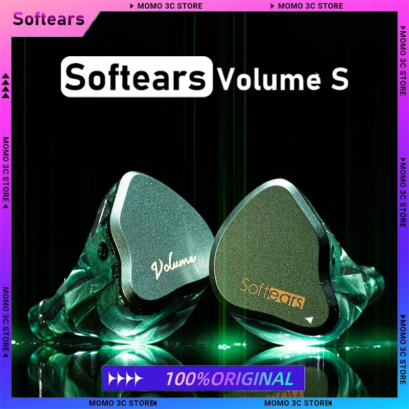 

Наушники Softears Volume S, 1DD + 1 пассивные Hi-Fi-шнуры DD + 2BA со сменными заглушками 3,5 мм/4,4 мм