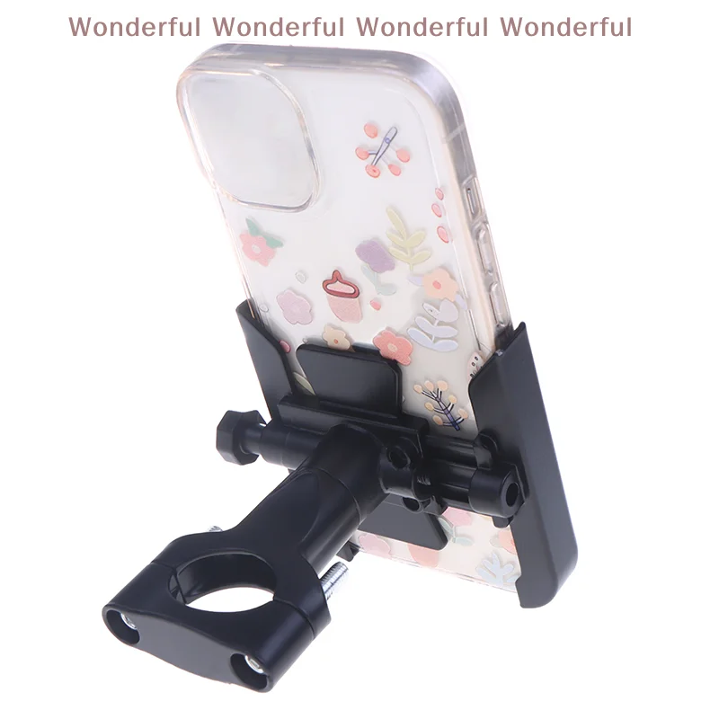 Suporte de telefone de metal suporte de telefone elétrico, entrega de bicicleta elétrica de motocicleta equitação bicicleta de liga de alumínio