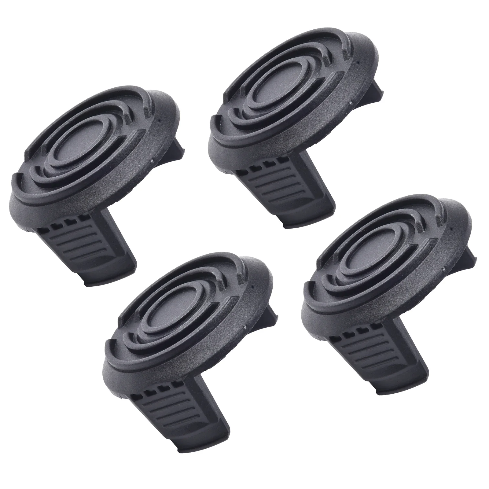 Garden Power Equipment Spool Cover Cap Spool Cap 1/4Pcs Black Cover Cap Trimmer Spare Parts For Spear & Jackson