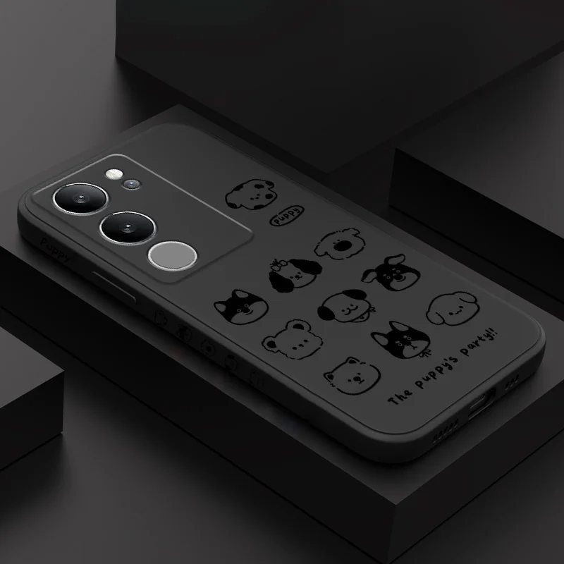 

Happy Party Cats Phone Case For VIVO V50 V40 V30 V29 V29E V27 V27E V25 V25E V23 V23E V21 V20 Y20 Y12 Y21 Y22 Pro 4G 5G Cover