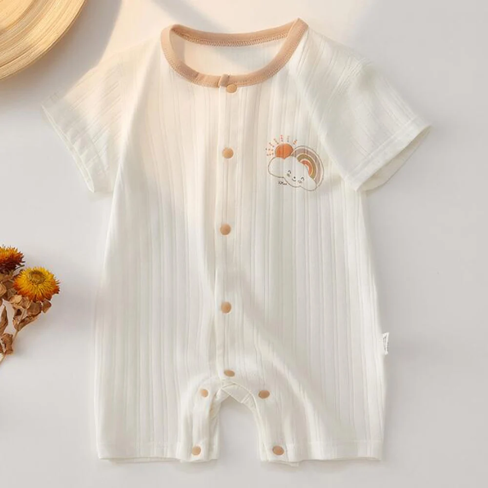 

Летняя одежда для маленьких мальчиков, тонкий дышащий детский комбинезон, комбинезон унисекс для маленьких девочек, Новое поступление