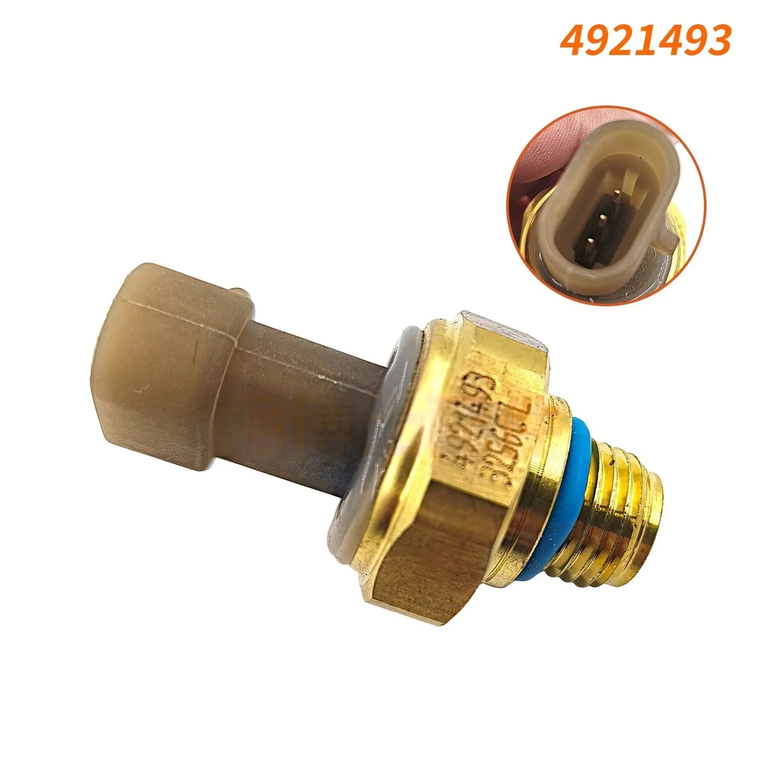 Cummins M11 ISM11 QSM11 เซ็นเซอร์ความดันไอดีของเครื่องยนต์หมายเลขชิ้นส่วนอุปกรณ์ขุด 4921493