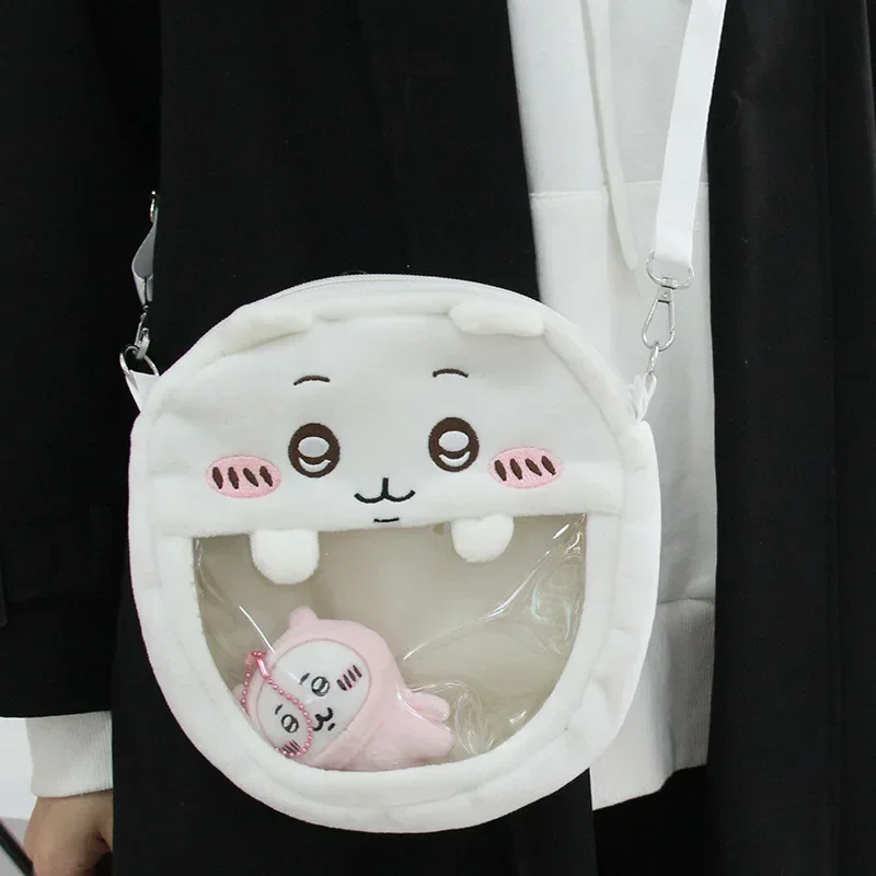 Net Anime Figure Femmes Mignon Sac à bandoulière en peluche Japonais レ sac à bandoulière de dessin animé Petit sac pour téléphone portable