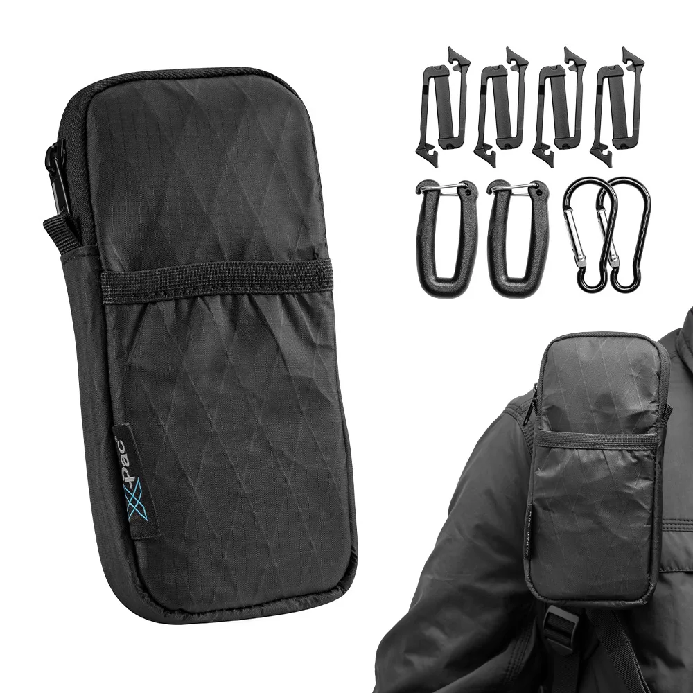 X-Pac Tactical MOLLE Shoulder Strap Bag, Durable Phone & Gear Storage Pouch for Hunting, Backpack & Tactical Vest Attachment