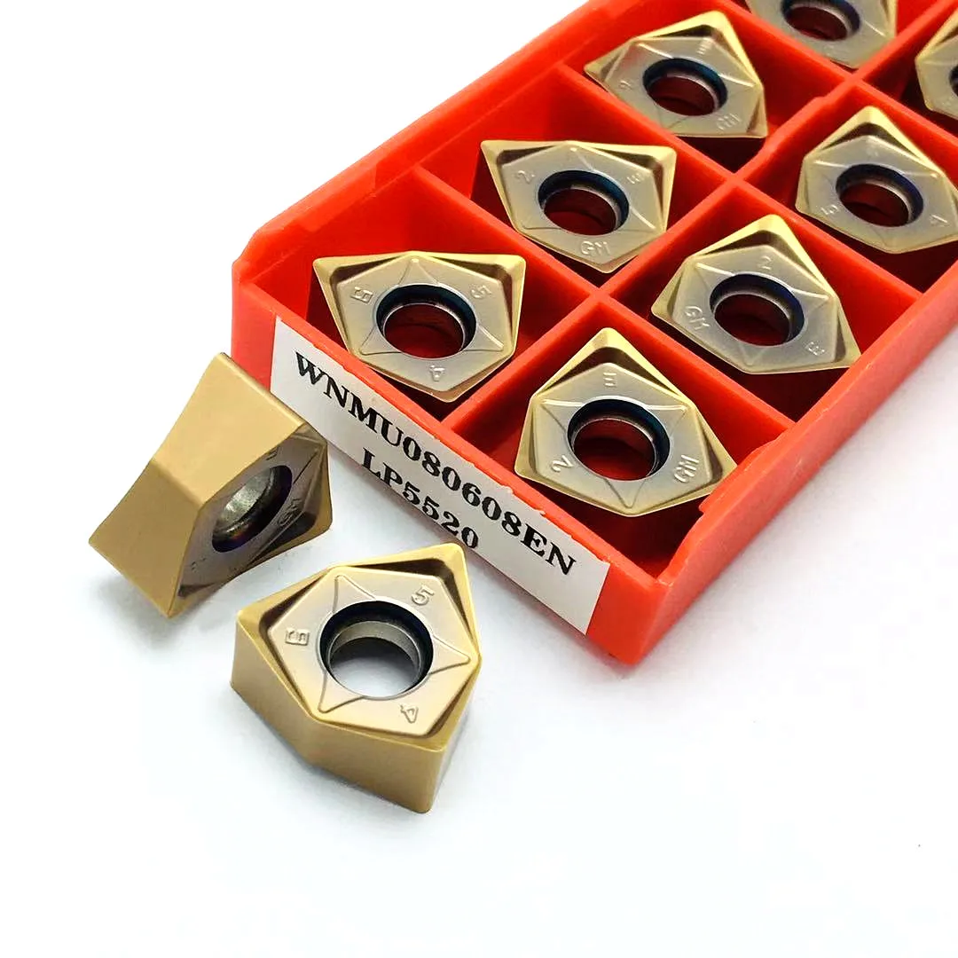 10 pezzi originali inserts inserti di fresatura frontale WNMU040304 tool GM strumento di tornitura a torretta in metallo duro per testa di taglio mfwn