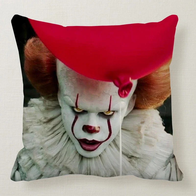 Home Decor Happy Halloween Horror Pillowcase Sofa Car Cushion Cover Bedroom Decor Pillowcase 45x45cm funda de almohada