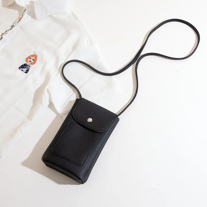 Mini sacs à bandoulière en cuir souple pour femmes, sac de téléphone, sangles initiées réglables, couleurs pures, petits sacs à bandoulière, nouvelle mode, 2024