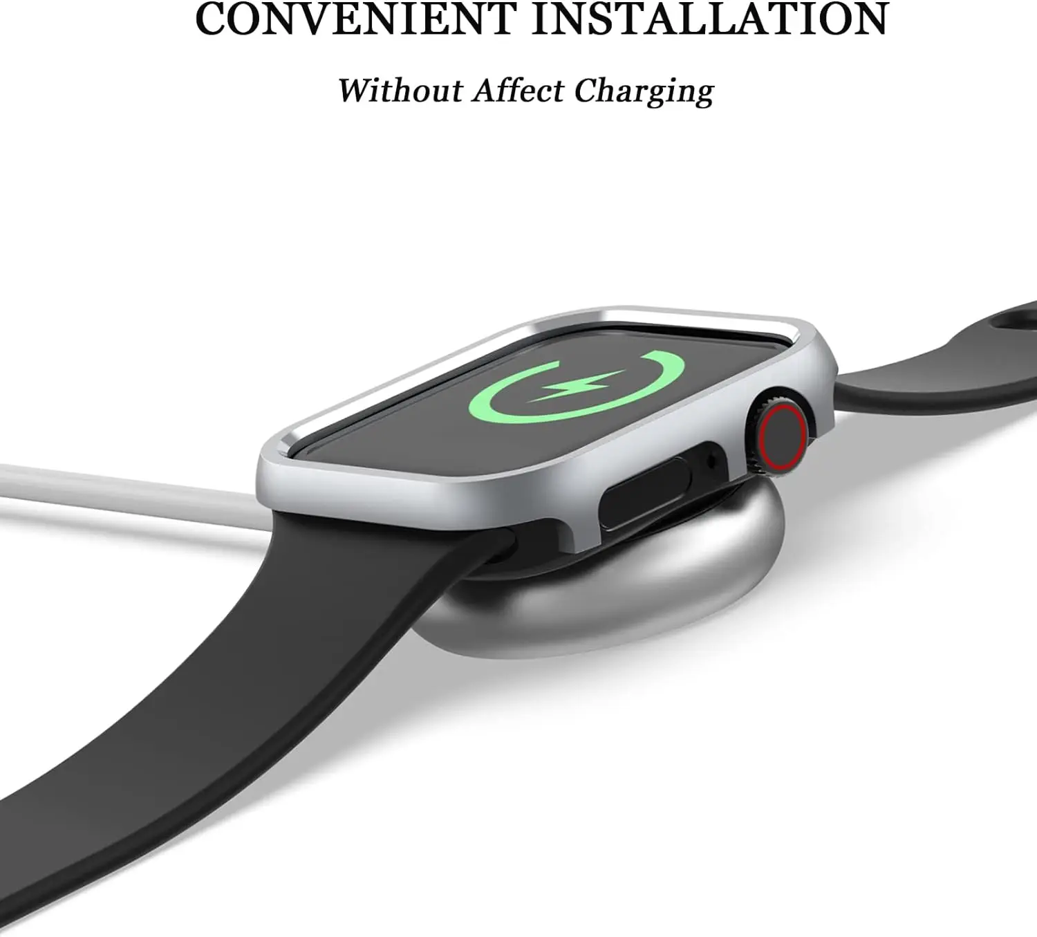 กรอบกันชนอลูมิเนียมอัลลอยด์สำหรับนาฬิกา Apple 40มม. 41 44 45มม. เคสป้องกันหน้าจอเป็นช่องสำหรับ iWatch 9 8 7 SE 6 5 4