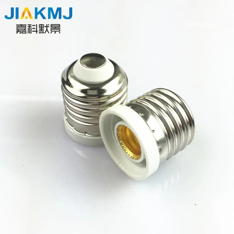 

10 шт./лот E27 в E12 держатель лампы-конвертера для светодиодной энергосберегающей лампы расширенный универсальный шарнир E27-e12 винт