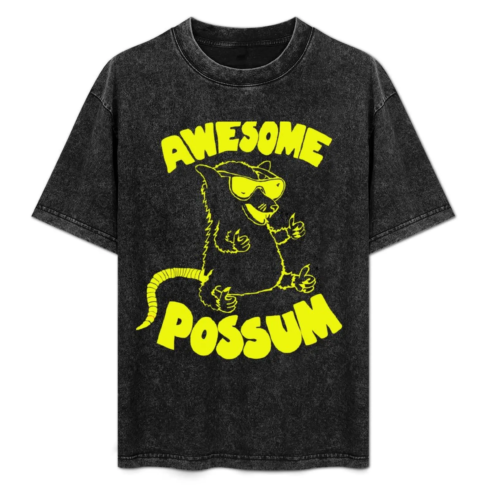 

Awesome Possum T-Shirt Plus Size Basic Cotton T-Shirt
