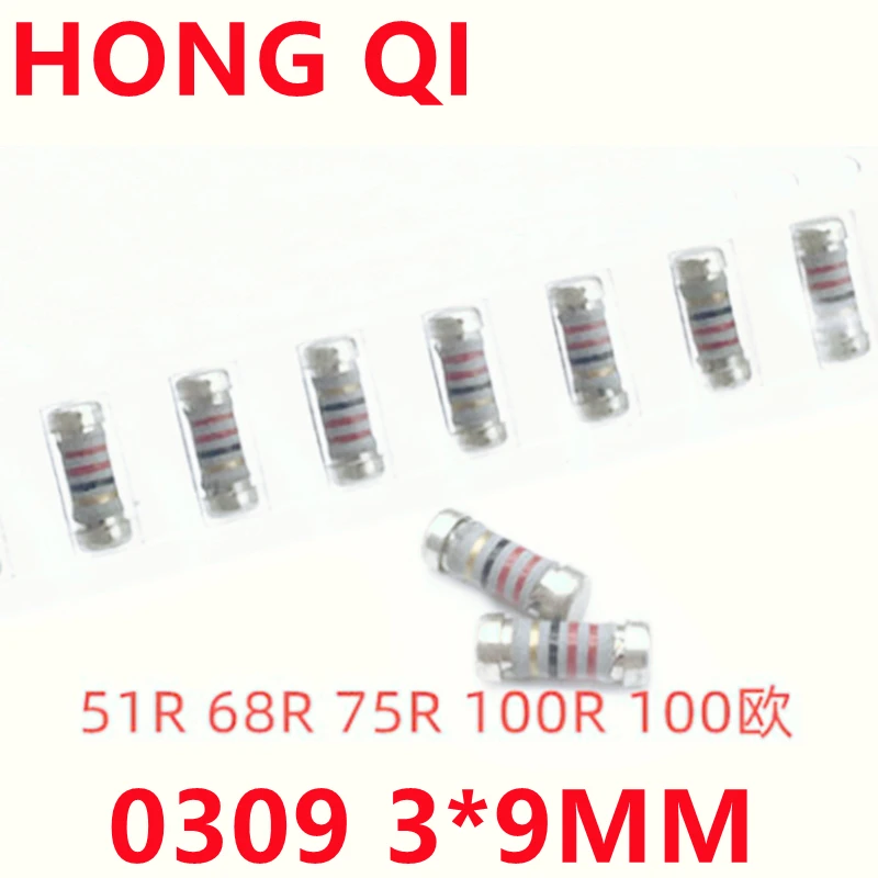 Bộ 50 Hình Trụ Cuộn Dây Điện Trở 0309 1W 5% 1R 1.5R 2.2R 3R 3.3R 4.7R 5.1R 6.8R 7.5R 10R 15R 20R 22R 30R 33R 47R 51R 68R 100R