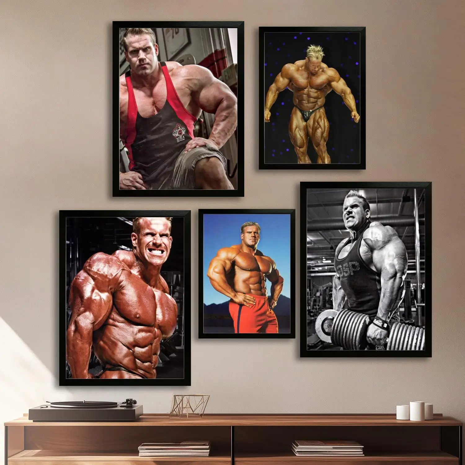 Póster artístico en lienzo de bodybuilder de jay cutler, impresión de imágenes artísticas de pared, carteles modernos para decoración de dormitorio familiar, pintura decorativa