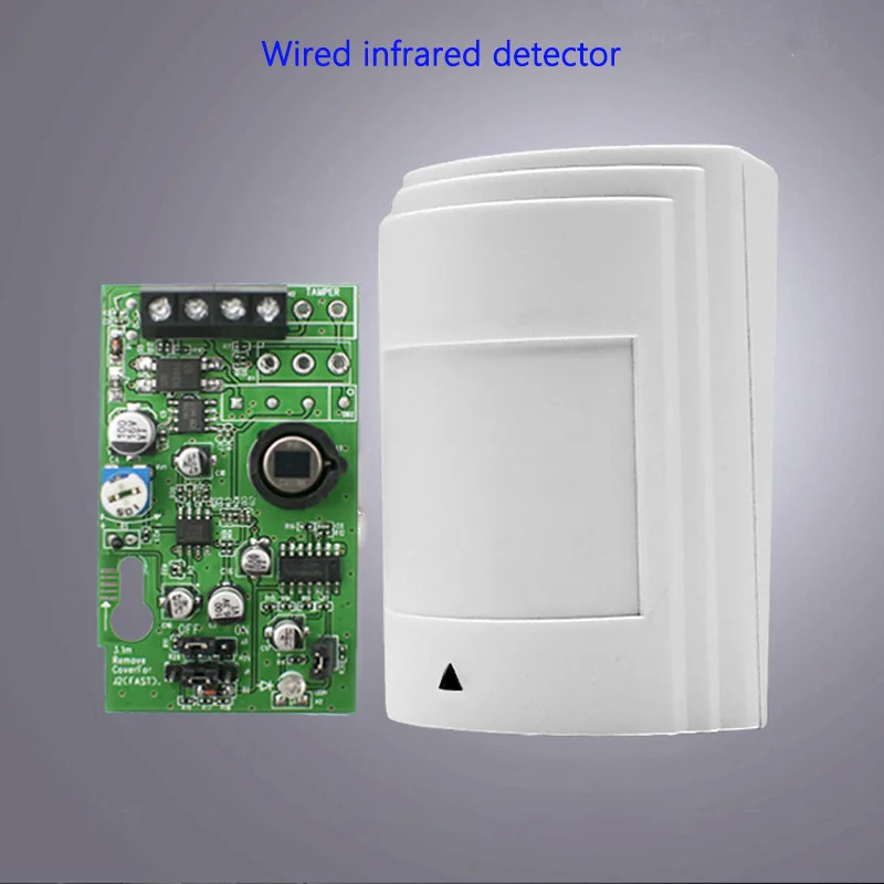 

Indoor Anti-pet Anti-theft Alarm Wall-mounted Wired Infrared Detector Household PIR Human Motion Sensor Wide Angle Detection