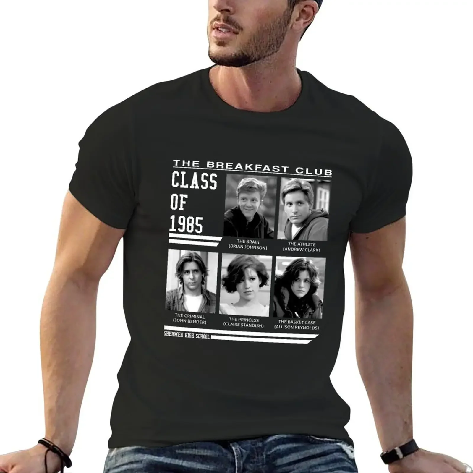 

Breakfast Club Class Of 85 T-Shirt anime graphic shirts oversized mens graphic t-shirts funny