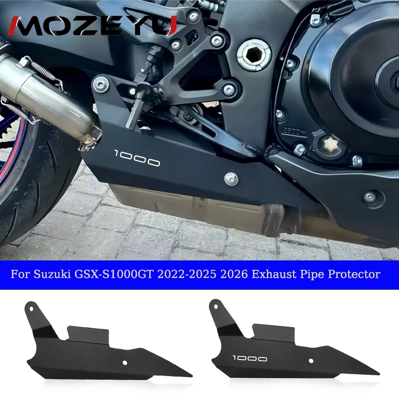 Exhaust Pipe Cover 2022-2026 For Suzuki GSX-S GSXS 1000 GT 1000GT GSX S1000GT Motorcycle GSXS1000GT Heat Shield Guard Protector