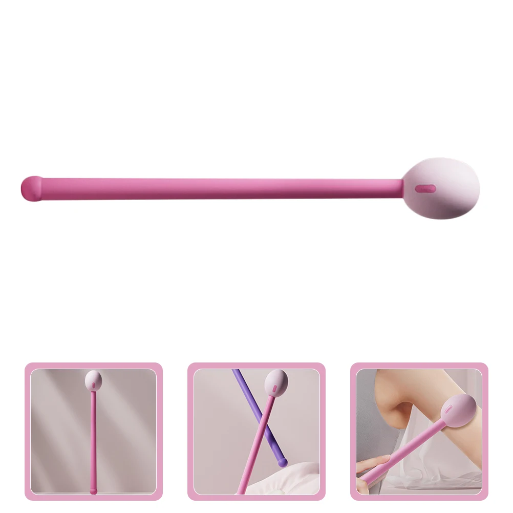 

Massage Hammer Meridian Silicone Manual Back Massager Portable for Shoulder Back Thigh Muscle Relaxation Handheld Green Travel