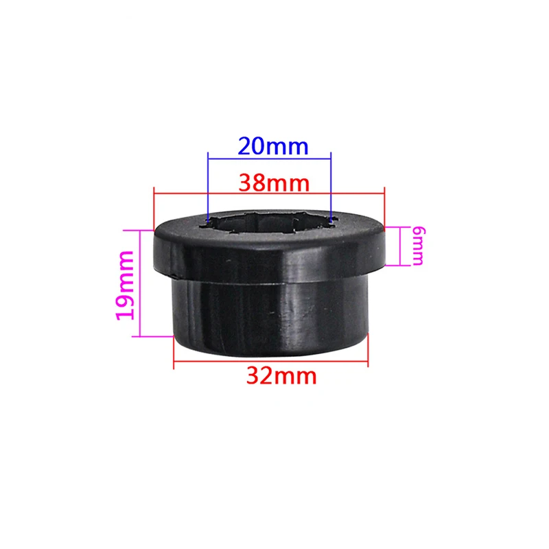 12 Pcs Car Black Replacement Bushing Halves Parts for Skunk2 EG EK DC Lower Control Arm LCA Rear Camber Kit Accessories Styling