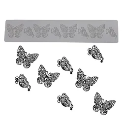 Butterfly Lace Mat Chocolate Fondant Silicone Mold DIY Love Dessert Decor Pad Molecular Cuisine Cake Decorating Tools Bakeware