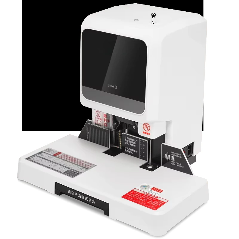 A4 Paper 50mm Binding Thickness Automatic Electric Perfect Book Binding Machine Touch Screen Punch 20s Binding