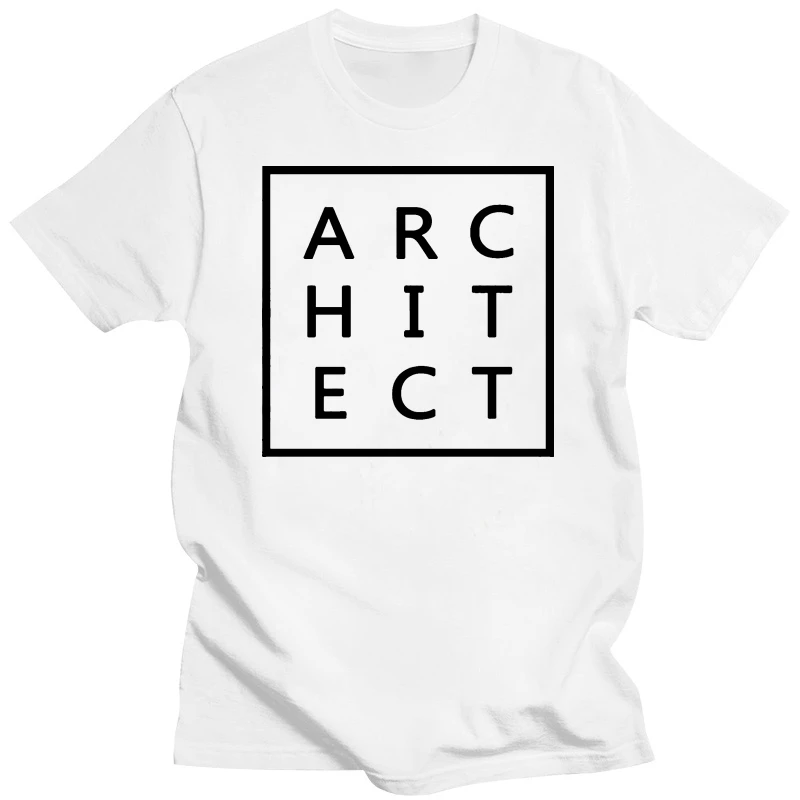 Cool Architecture Letter Print Casual Versatile TShirt Men Women Harajuku Streetwear Fashion Oversized Girft Short Sleeve Tops