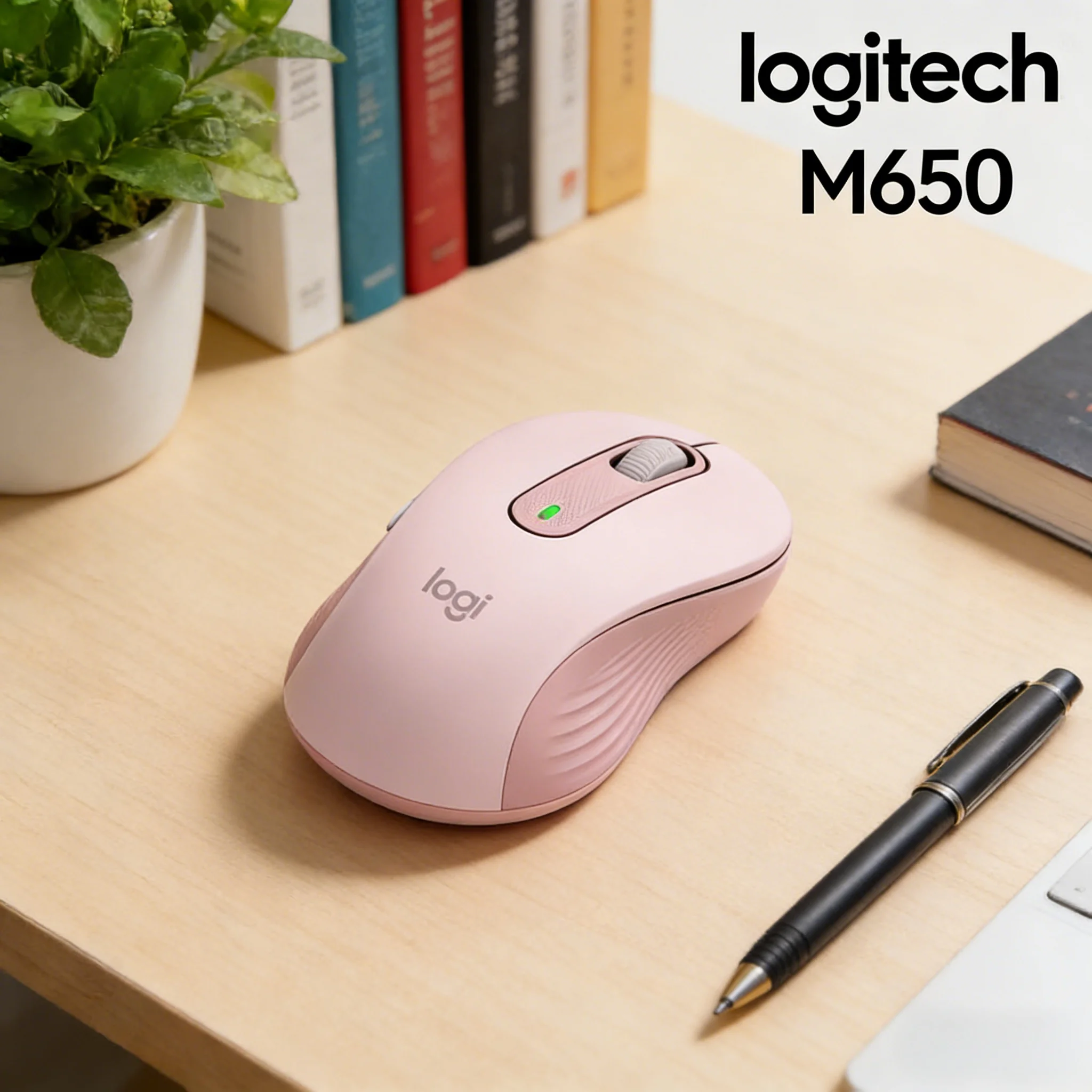 

Беспроводная мышь Logitech M650/M650L | Высокоточный (4000 DPI) SmartWheel с быстрым прокручиванием и 24-месячным сроком службы батареи для офиса и ноутбука