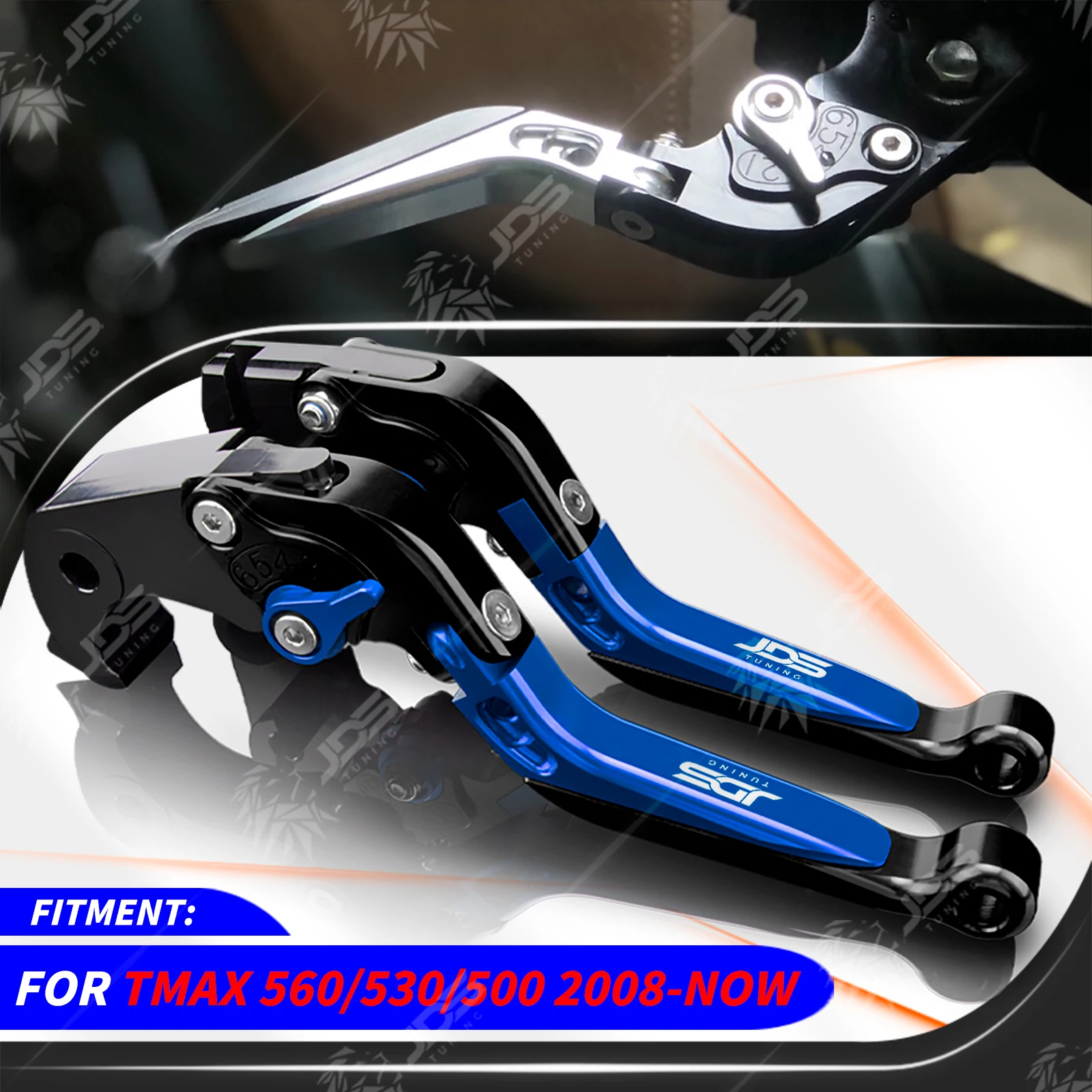 

For Yamaha TMAX 560/530/500 2008-NOW Brake Lever Set Foldable Adjustable Handle Levers Motorcycle Accessories Parts