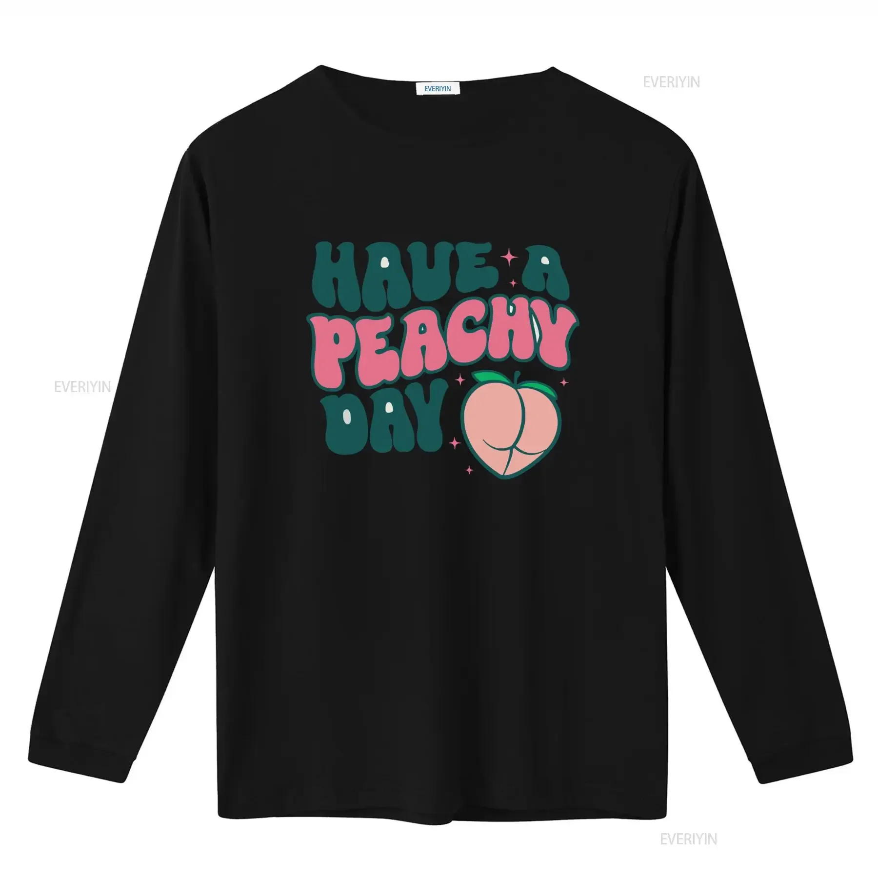 Booty T Shirt Have a Peachy Day Muscle Mommy Gym Pump Cover Peach Lifting Fun  vintage Washed Versatile Top For Everyday Wear