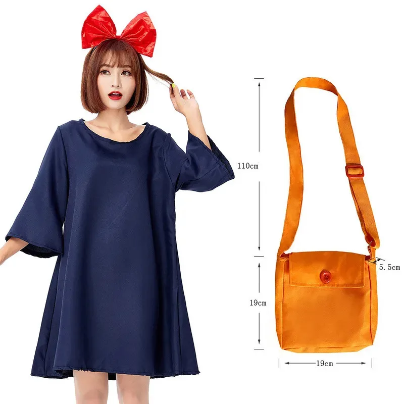 

Kiki's Delivery Service Kiki Exported To Japan Halloween cosplay Costumes for Adults Kawaii Minimalist Japanese Witch Clothes