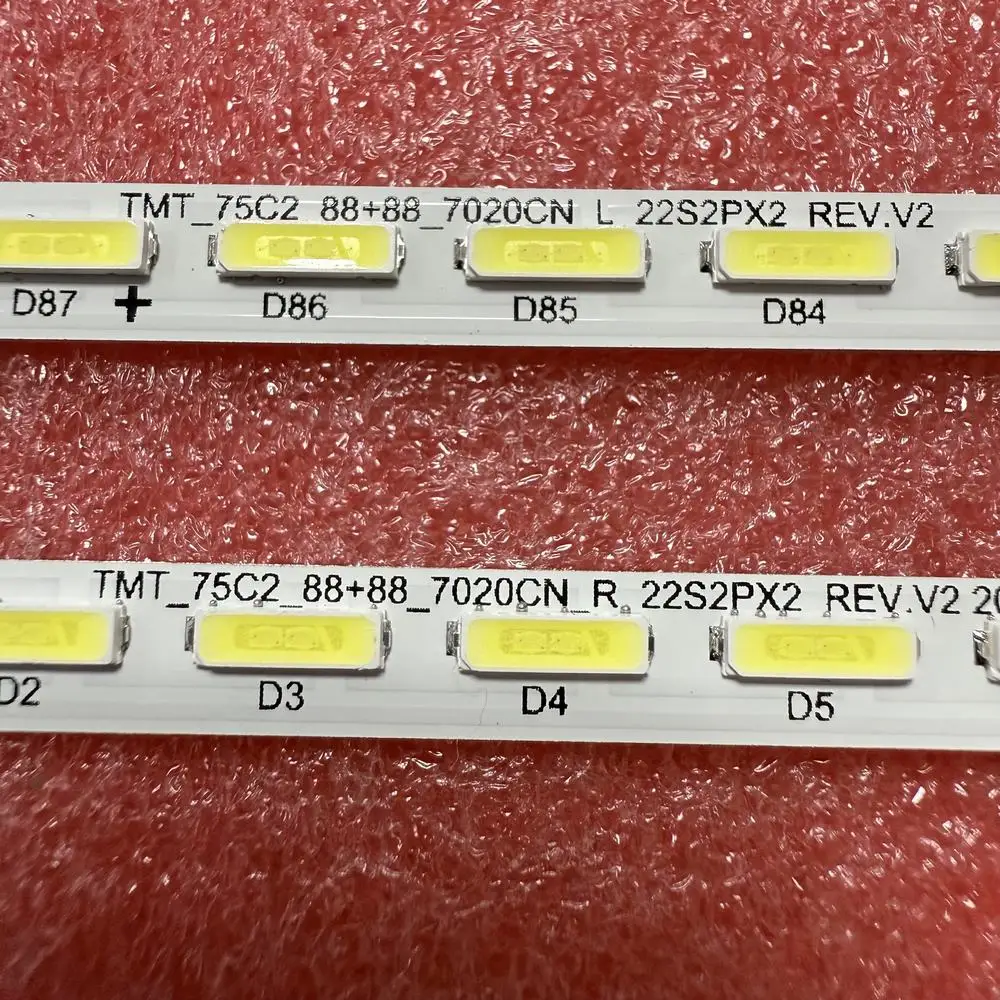 LED شريط إضاءة خلفي ل TCL 75C2A 75C4US 75C2 75C8 LVU750NE3L SD9W05 67-578570 #4