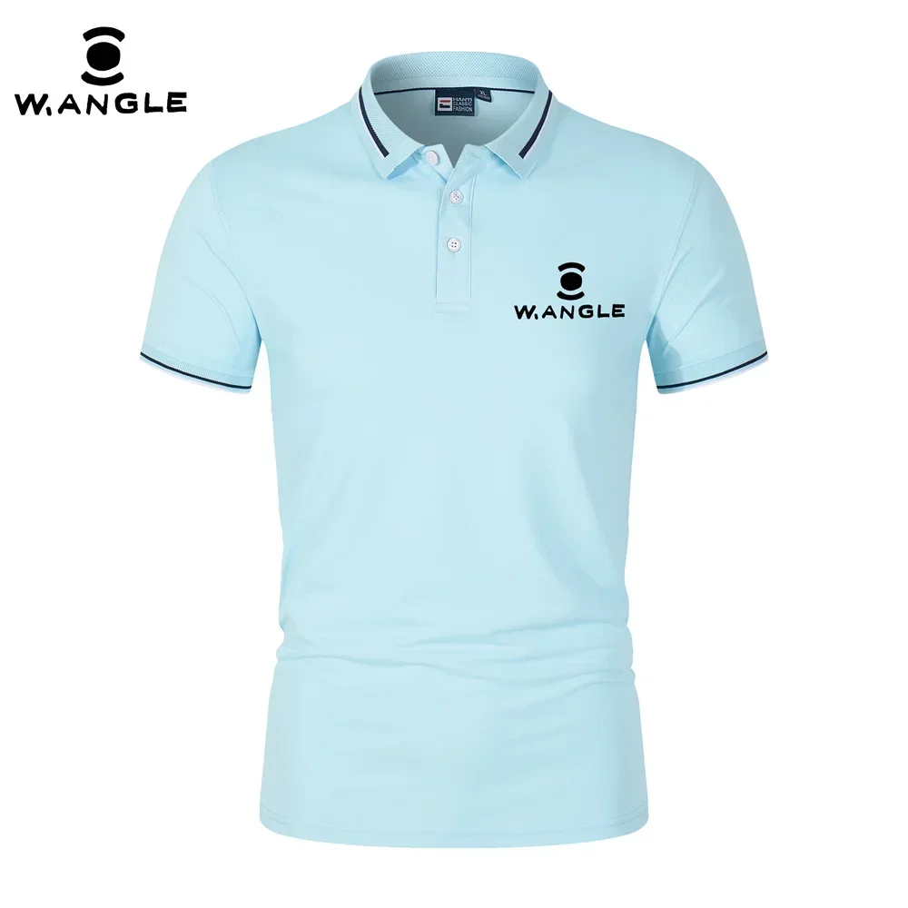 WANGLE Golf Polo Shir estate nuovi uomini e donne colletto Polo Casual Business a maniche corte moda sport all'aria aperta Golf Top