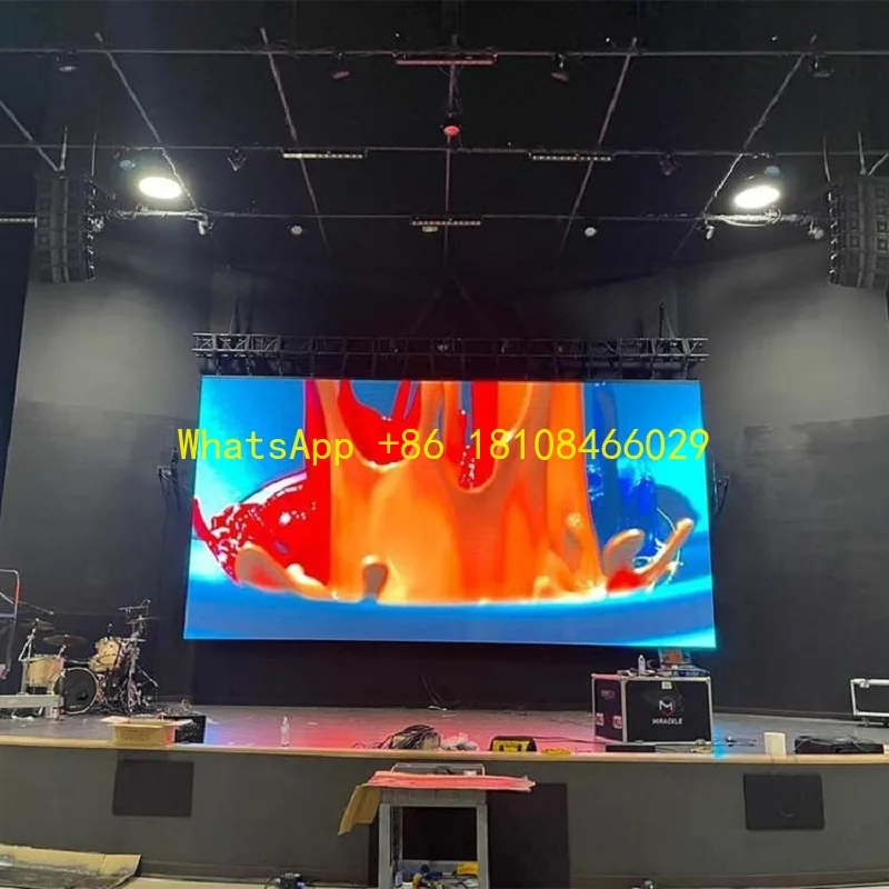 Светодиодный экран для внутреннего мероприятия, светодиодная видеостенная панель, экран для аренды на сцене на открытом воздухе для концерта, уличный светодиодный экран