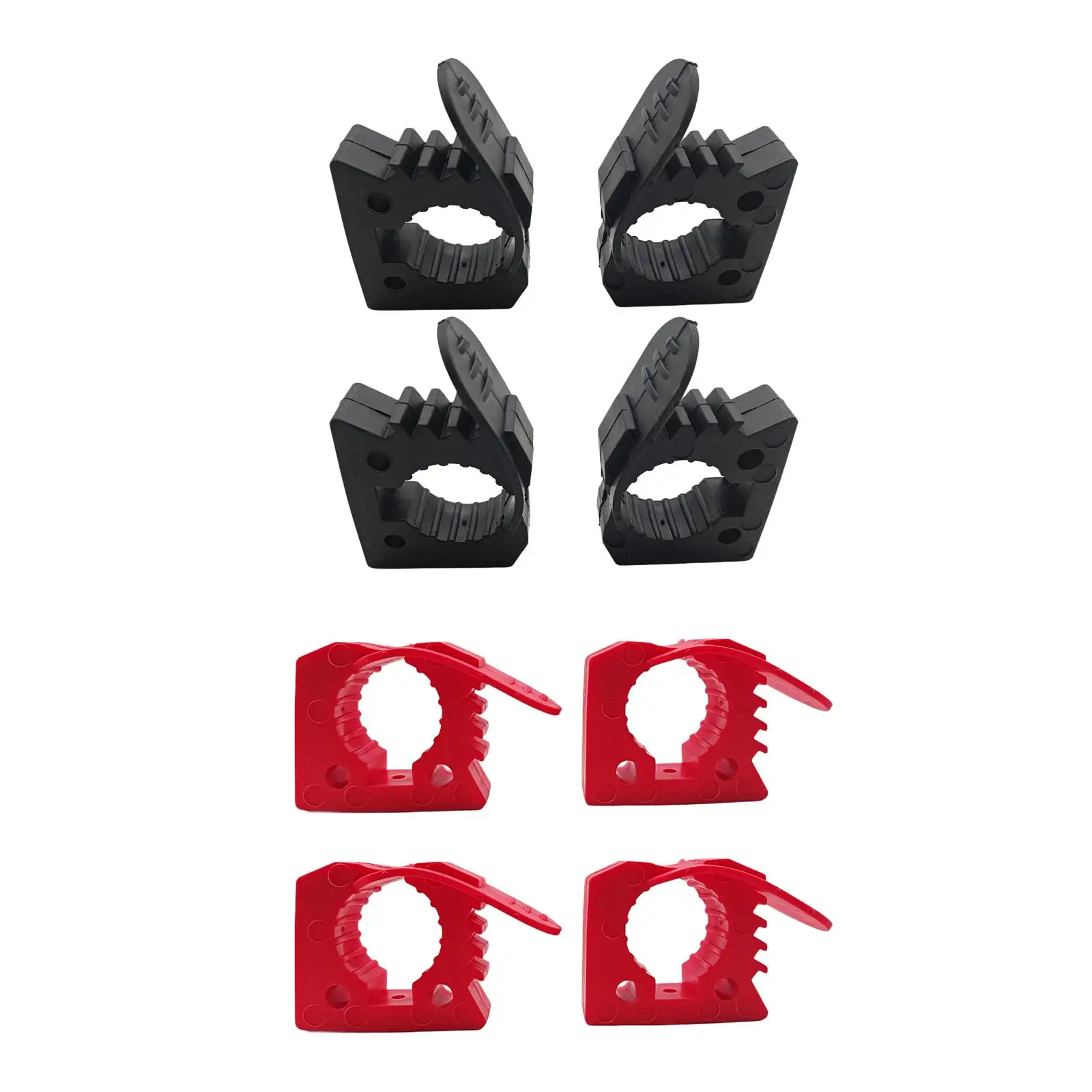 4x Generic Quick Release Rubber Clamp Mount Kit Tool Organizer Parts Easy to Install Car Accessories Tool Handles for RV view 4