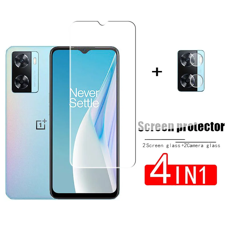 

2Pcs Tempered Glass For OnePlus Nord N20 SE Screen Protector For OnePlus Nord N20 SE Glass Protective Phone Camera Lens Film