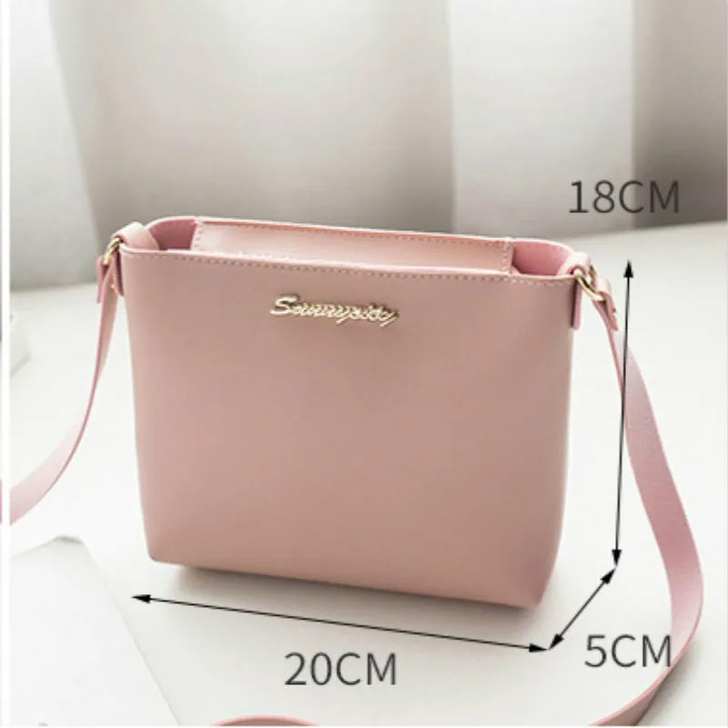 Fashion Casual Phone Coin Shoulder Bag Small Women PU Leather Messenger Bags Solid Clutch Zipper Crossbody Mini Bag Handbags