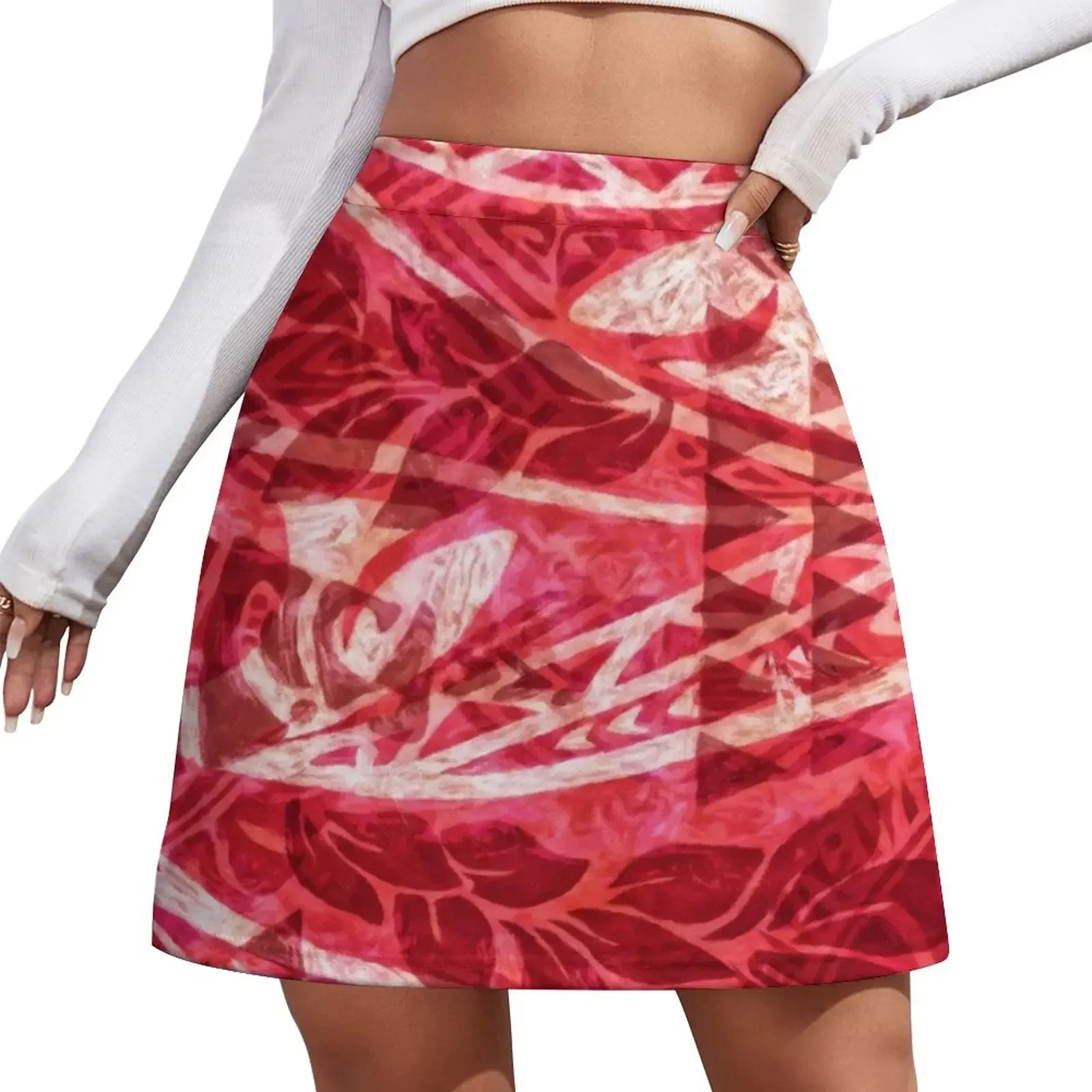 

Hawaiian TAPA Dress Print Mini Skirt skirt for woman festival outfit women womens clothing