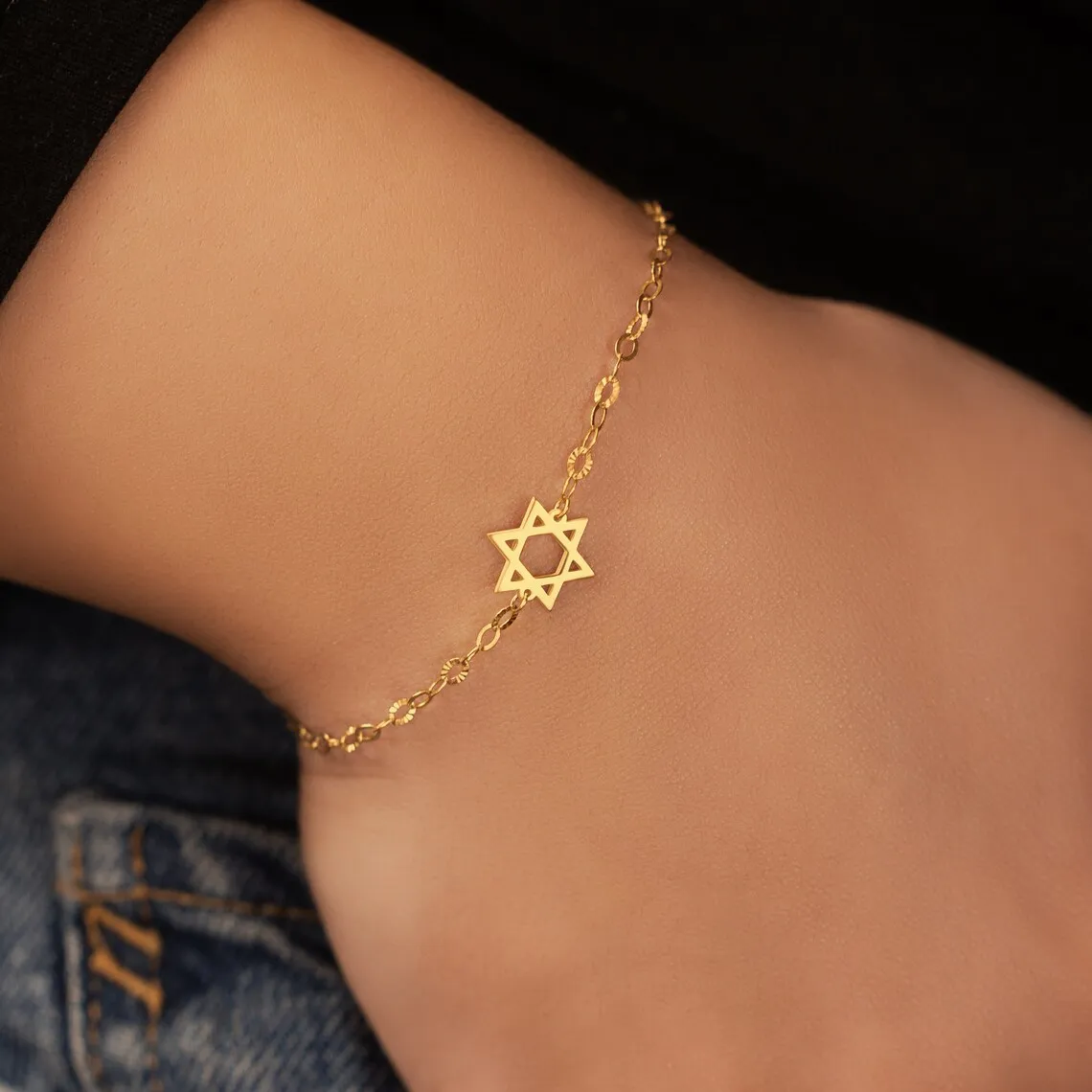 Fashionable David Silver Star Bracelet Exquisite Meghan Star Jewish Bracelet Jewish Jewelry Israeli Jewelry