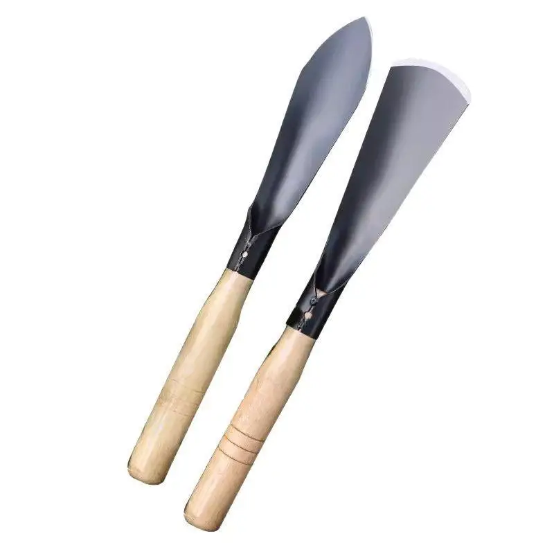 ~Manganese Steel Garden Trowel  Blade Sturdy Wood Handle For Gardening Planting Digging