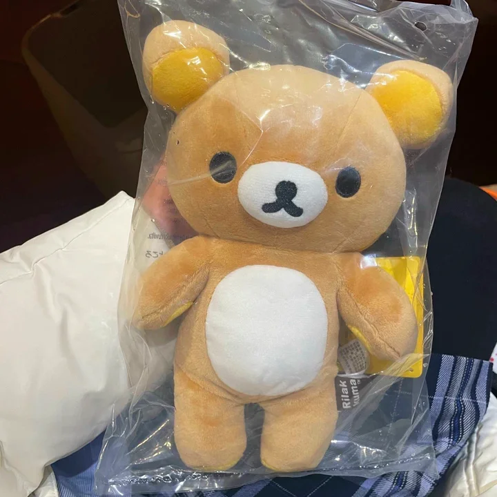 

Genuine Sanx Rilakkuma Soft Stuffed Plush Toy Cute Korilakkuma Multiple Sizes S M Hugging Pillow Comfortable Plush Toy Gift