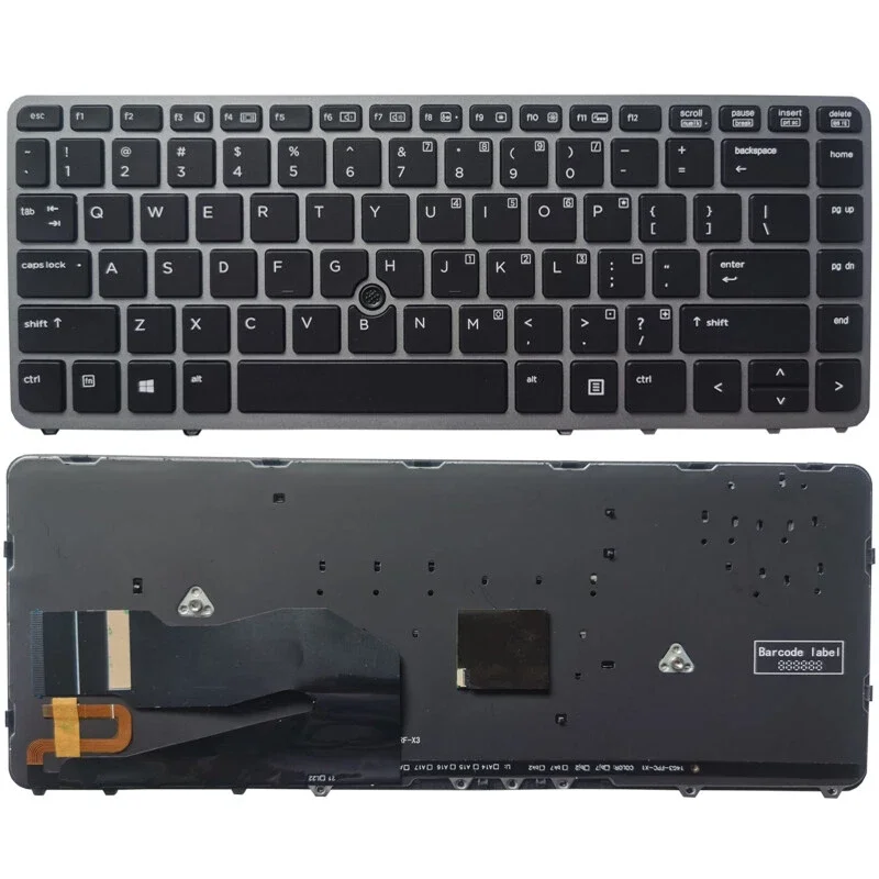 Laptop Keyboard US English New for  HP EliteBook 840 G1 840 G2 850 G1 850 G2 845 G1 845 G2 Backlit Pointer