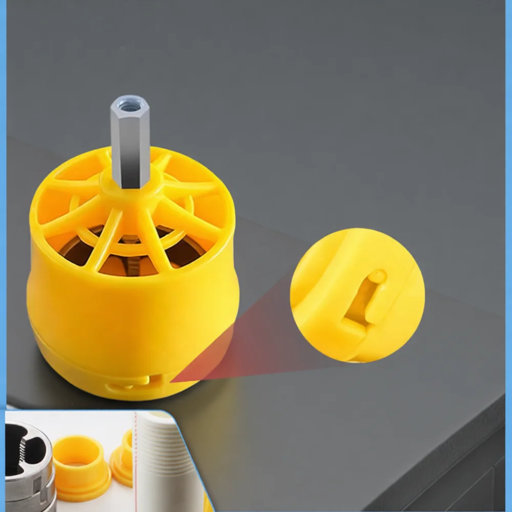 New Design PPR Pipe Threader Kit Electric Drill Attachment Plumbing Hardware Plastic Pipe Thread Maker Repair Construction Tools