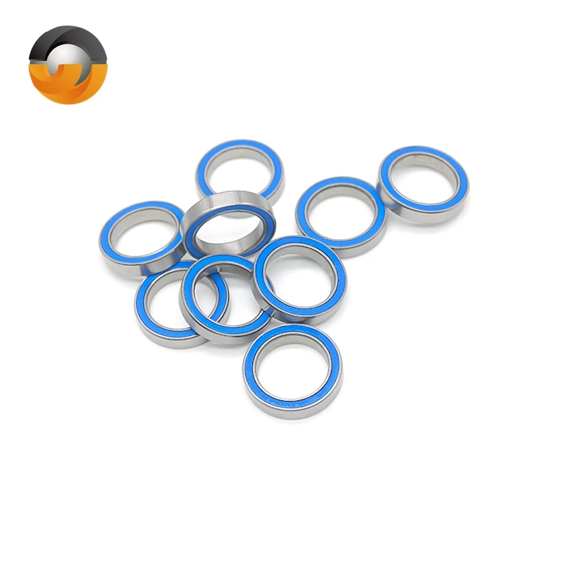 10 PCS de rolamentos 6702RS ABEC-7. Substituição universal para séries 67, 68, 69 e MR, equipada com vedações azuis para modelos RC.